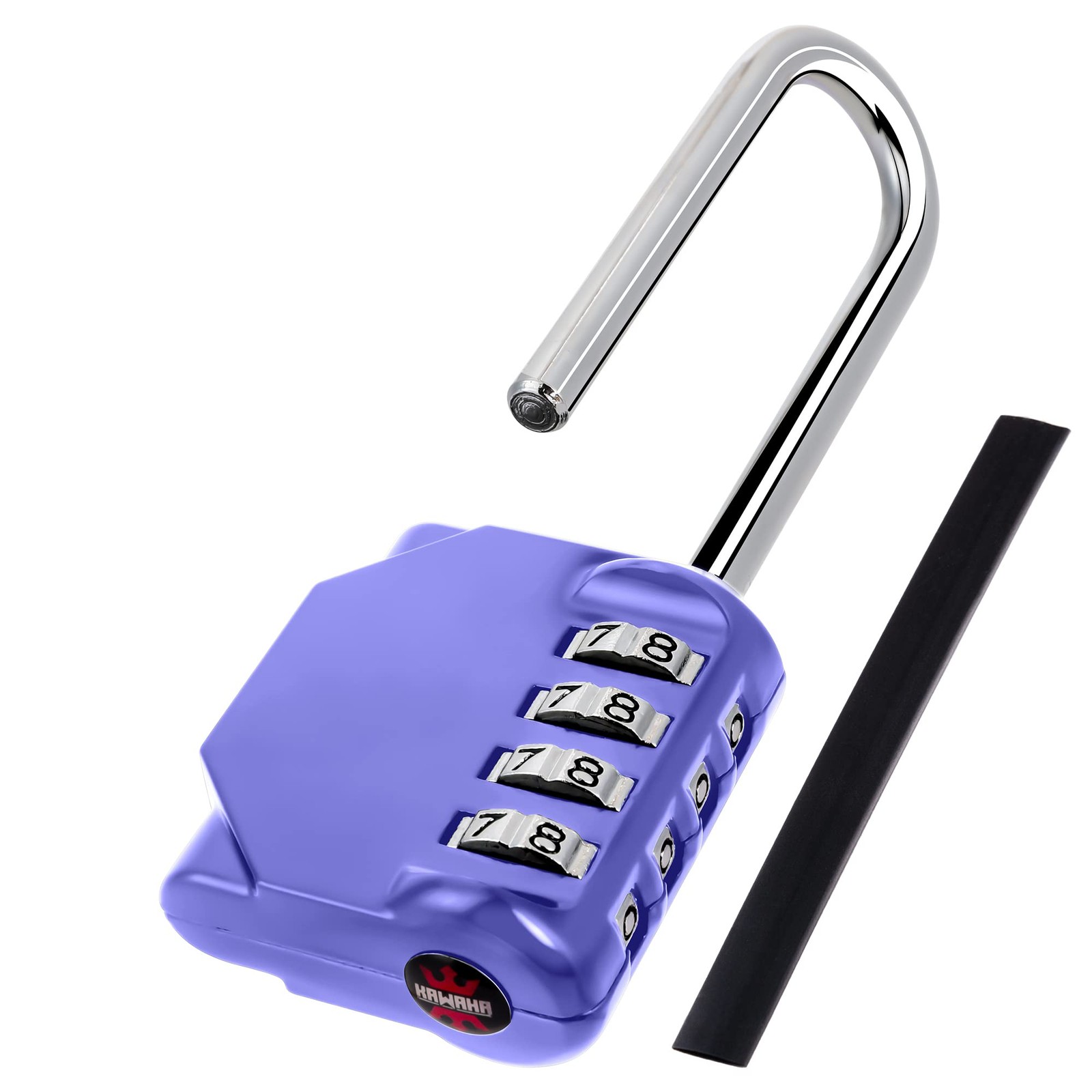 KAWAHA CL21VP 2.6 Inch Long Shackle Combination Lock, 4 Very Peri (L) *1