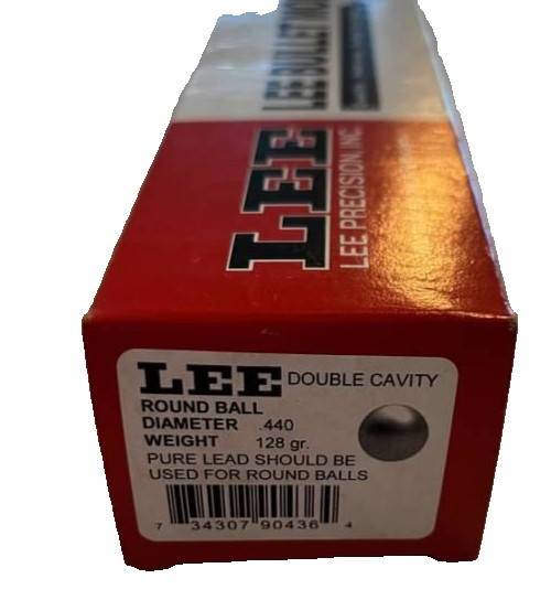 LEE 90436 2 Cavity Mold  .440 diameter Ball, 127.87 grains (Ships Insured)
