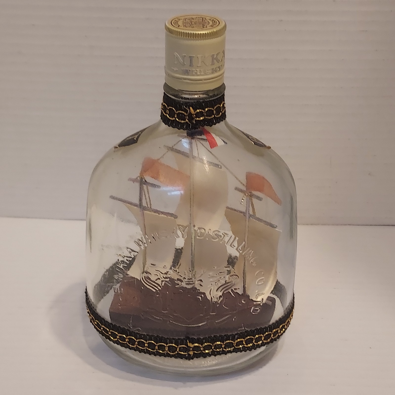Nikka Whisky bottle ship