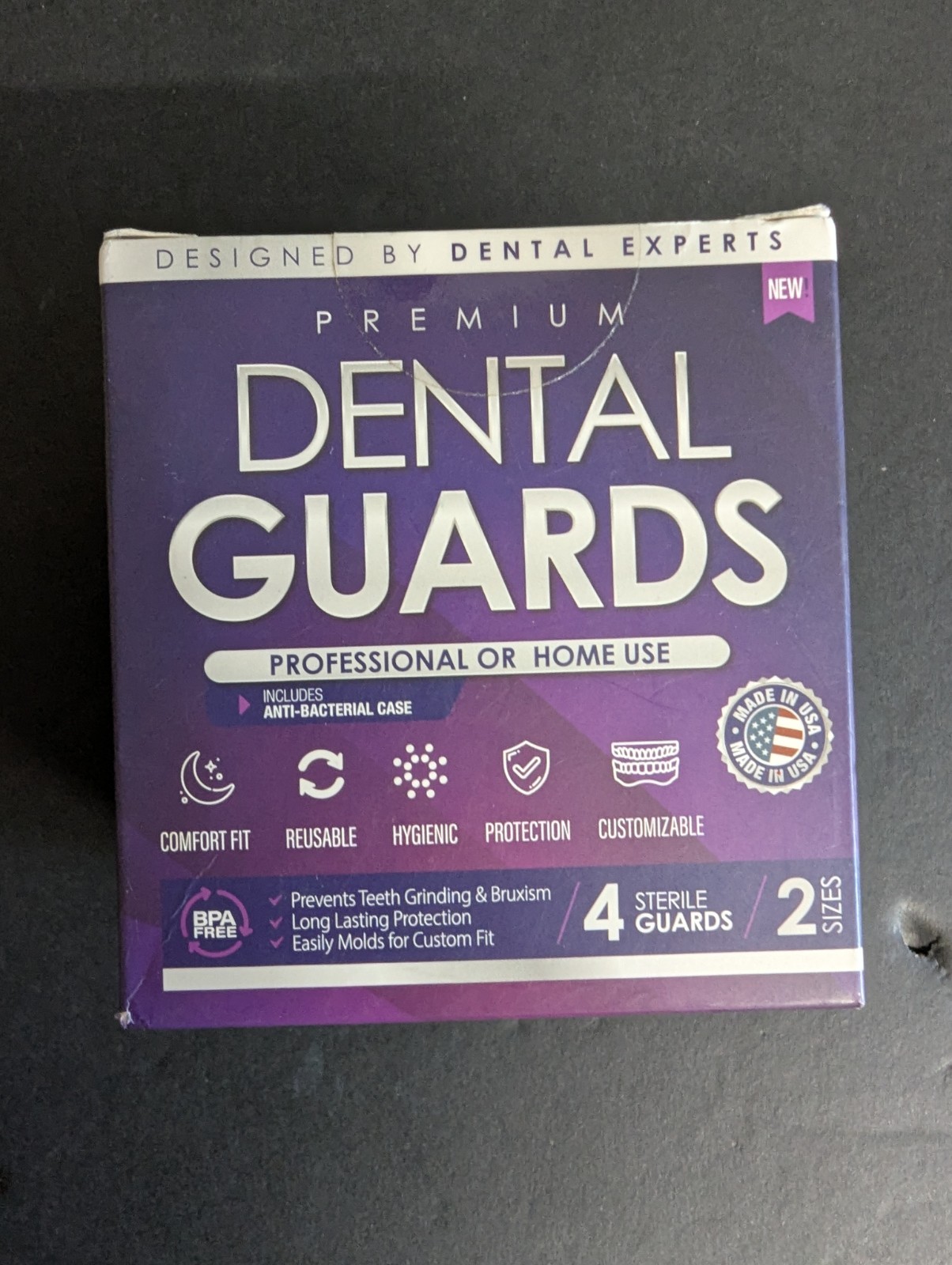 DENTAL GUARDS 2X Professional Dental Guards 2 Size For Custom Fit Made In USA