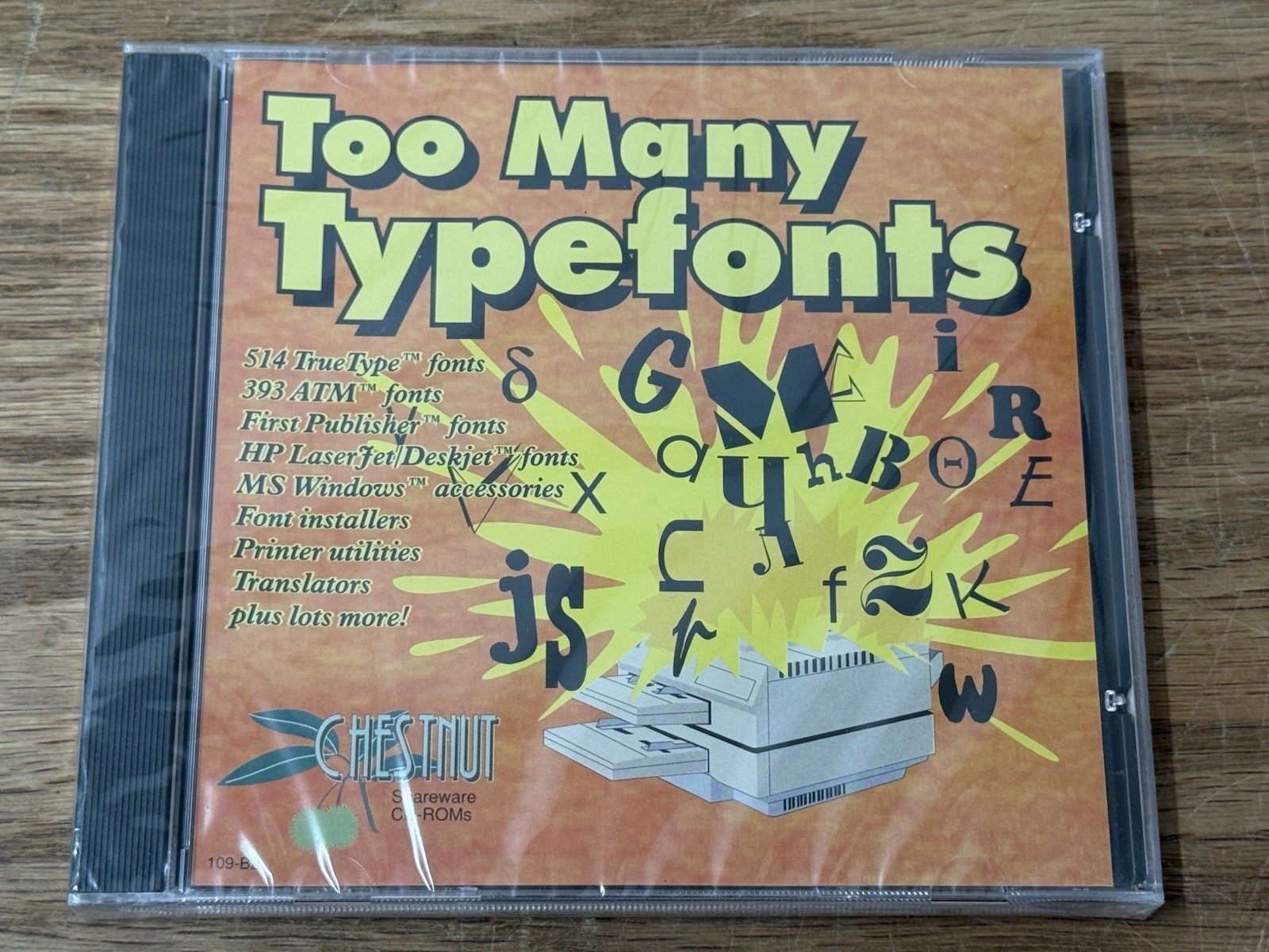 Too Many Typefonts CD-ROM for Windows/Mac