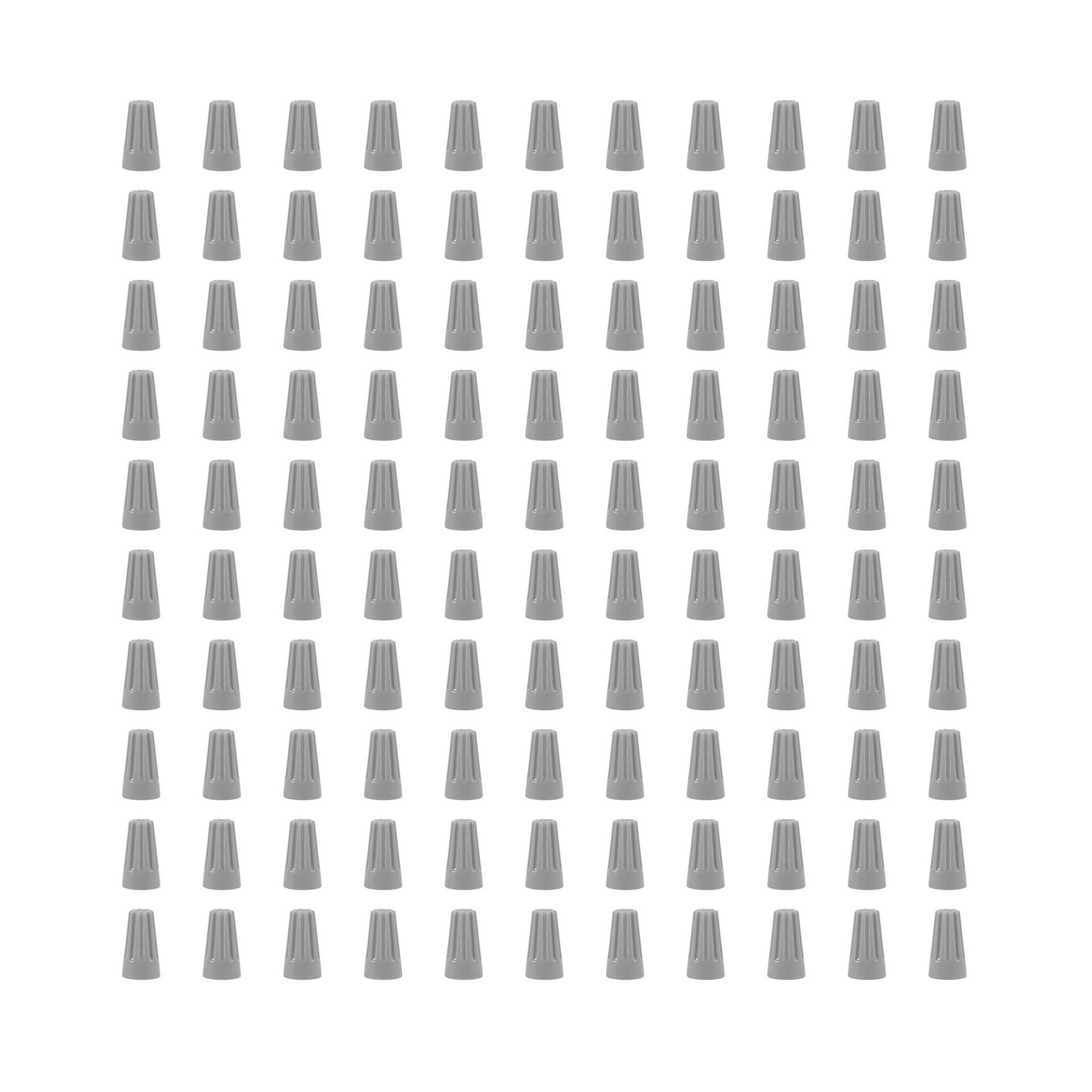 100 PCS P1 Grey Spring Insert Twist Caps Connection Electrical Wire Connector...