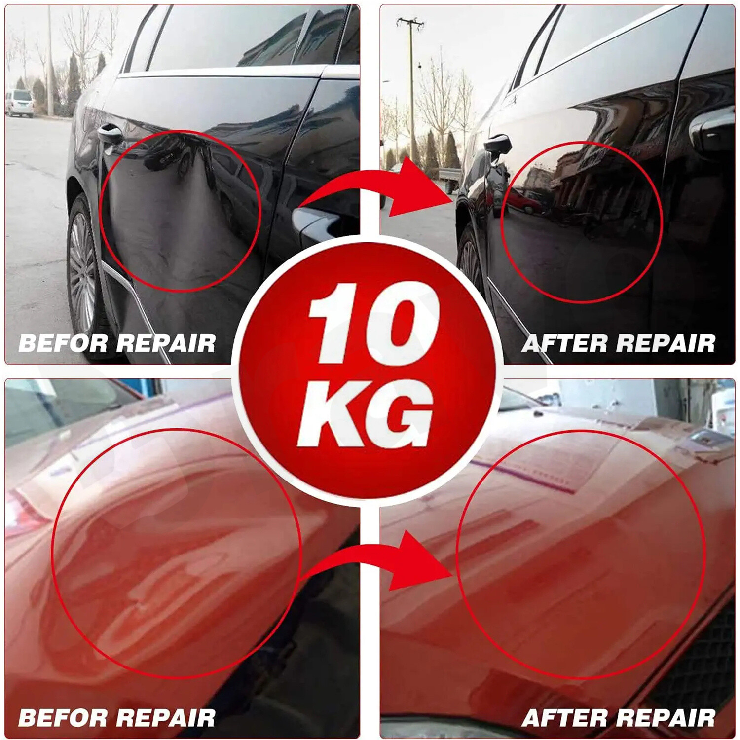 Auto Body Dent Repair Puller Pull Panel Ding Remover Sucker Suction Cup Tool