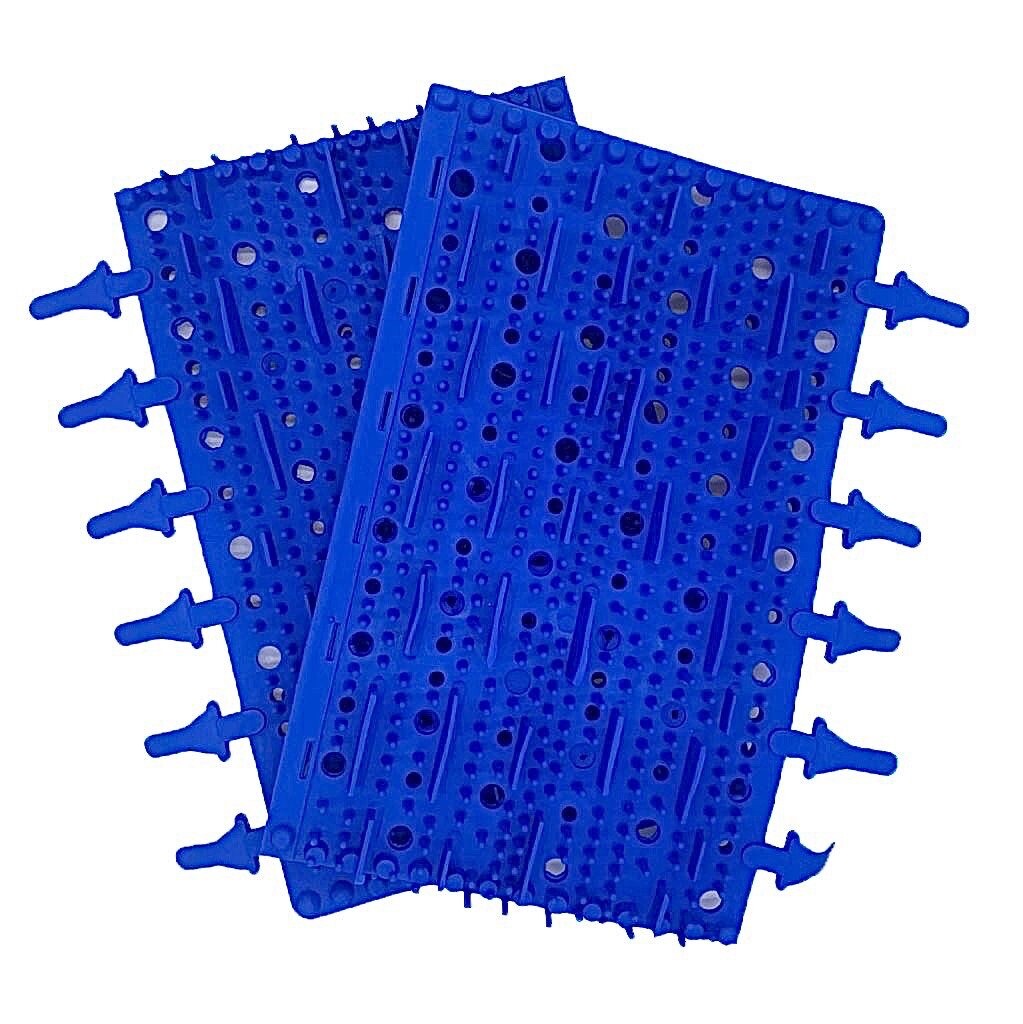 RUBBER BRUSH (PAIR) BLUE REPLACEMENT FOR AQUABOT®  P/N: SP3002B