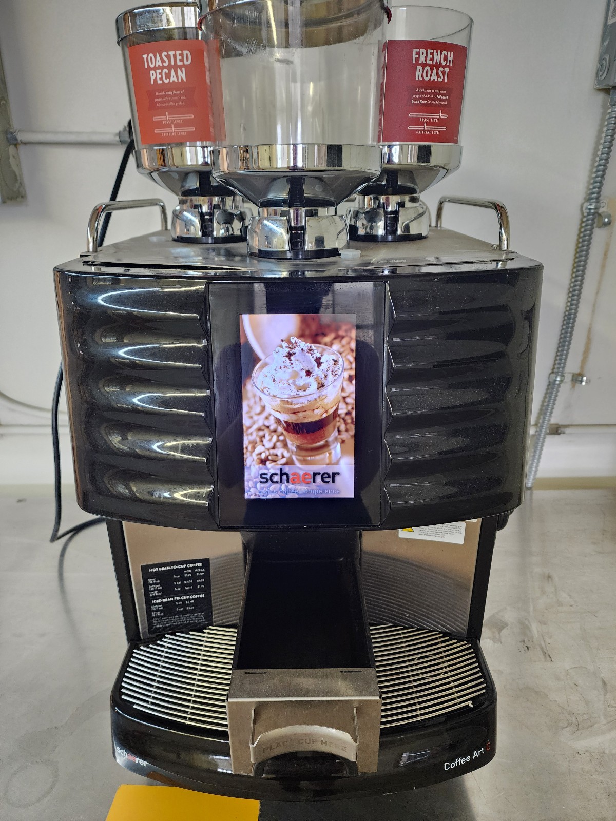 2021 Schaerer COFFEE ART C Touchscreen Coffee Machine SC1 - MISSING LEG