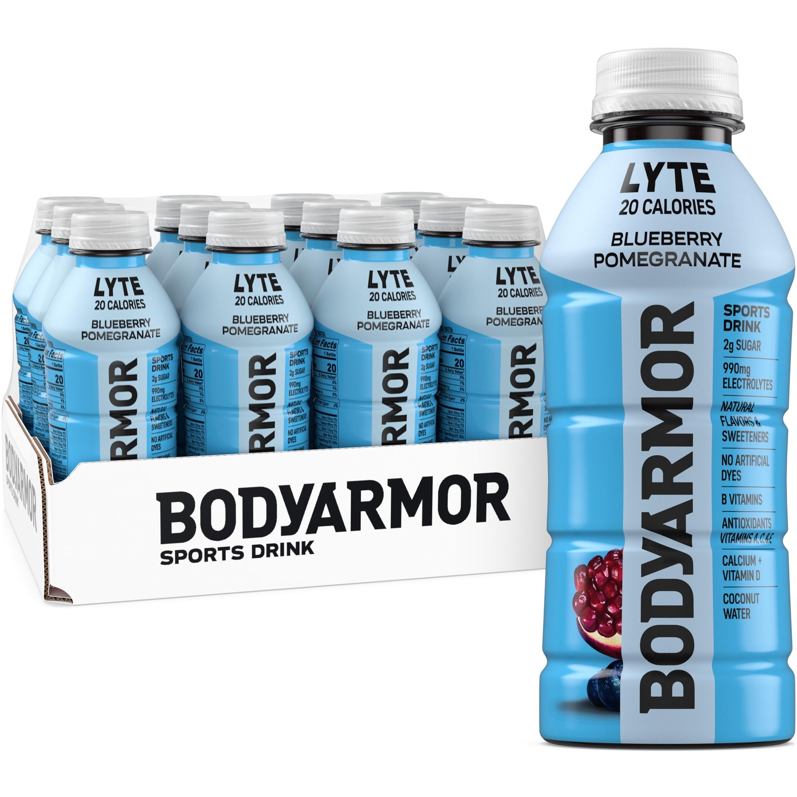 Bodyarmor Lyte Sports Drink Low-calorie Sports Beverage, Blueberry Pom