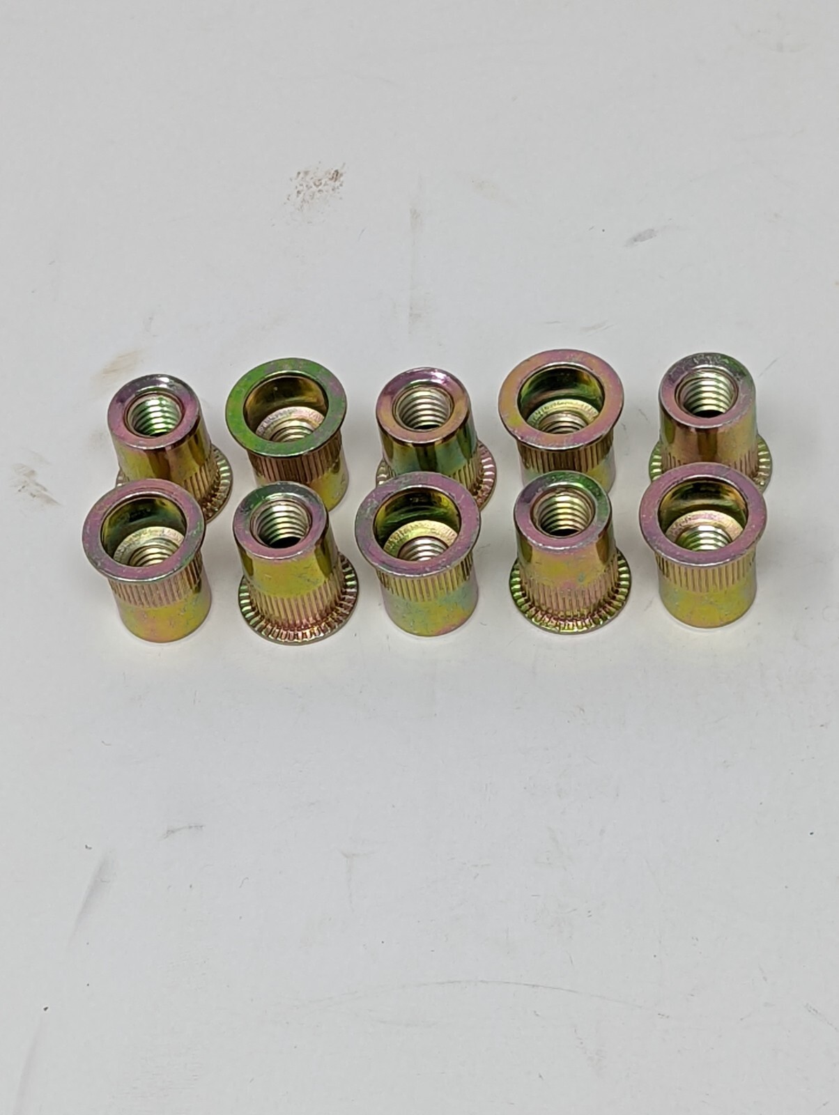 RivNut Nutsert 5/16"-18 Threaded Insert Zinc Plated Steel 10 Pcs CRL ZRNUT-XCP10