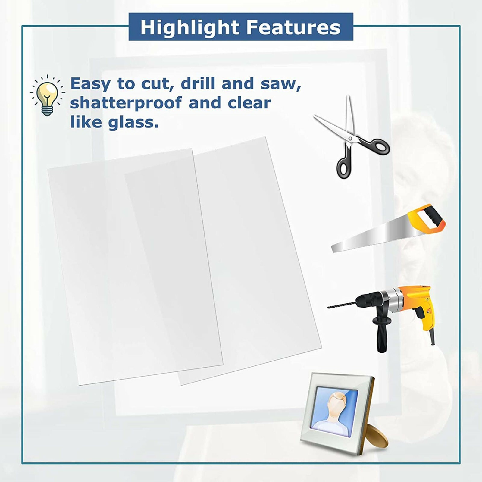 PETG Plastic Sheet- 0.060" thick- Clear- Assorted Sizes- Vacuum Forming Hobby