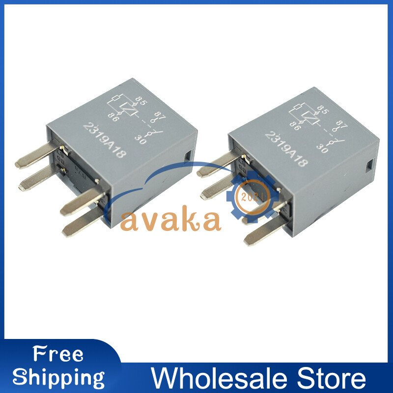 Fits Dodge for Ram - 2pcs 68083380AA 4 Pin Automotive Power Relay 12VDC