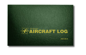 ASA Aircraft Log - Logbook SA-2 (Green, Hardcover, 94 Pages)
