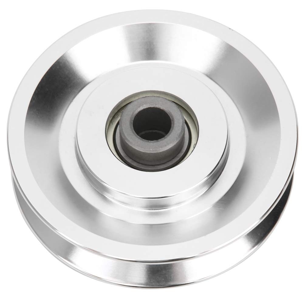 Aluminum Alloy 3 Bearing Pulley 75mm 80mm Gym Fitness Cable Machine Hardware
