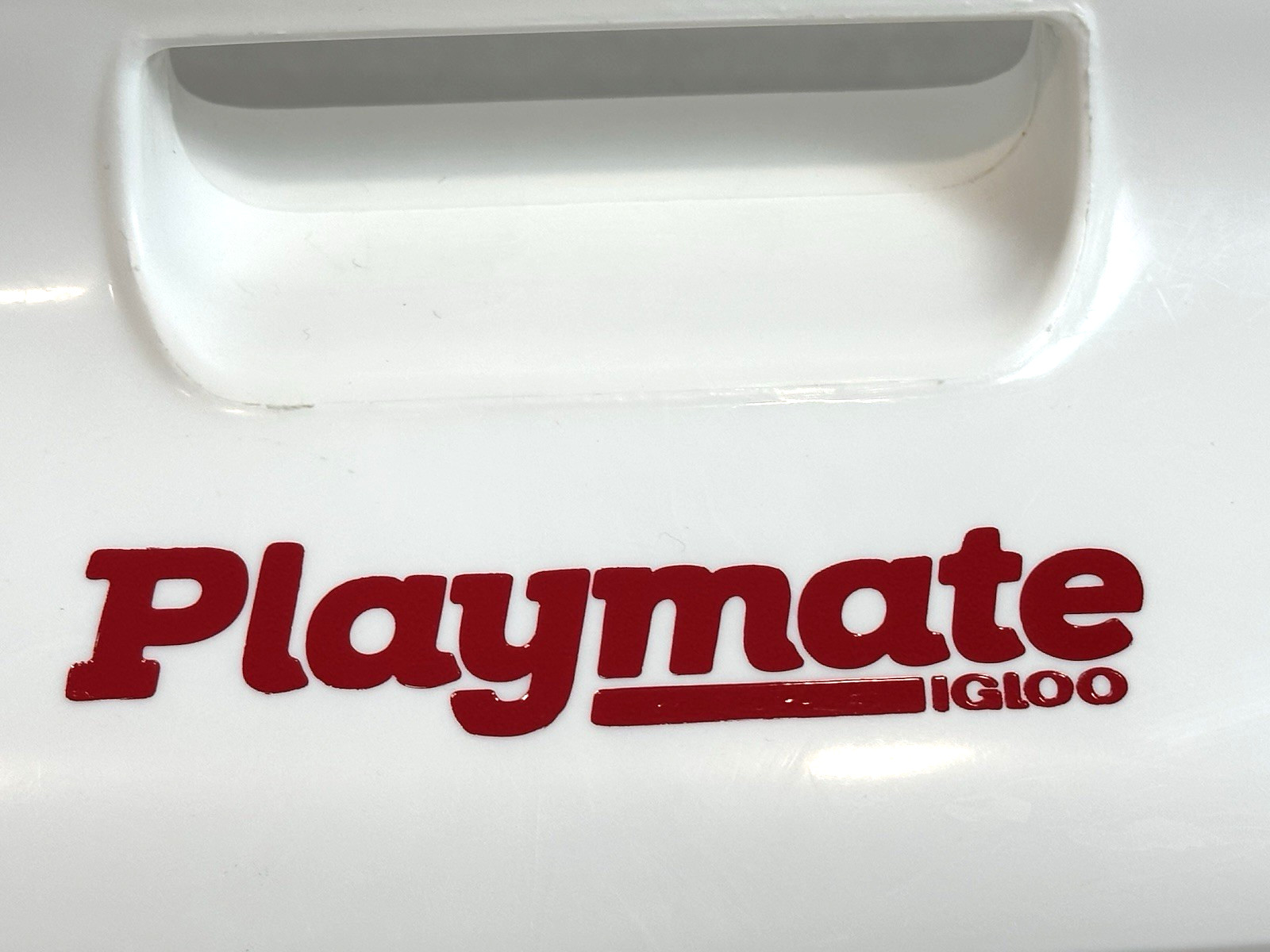Igloo Playmate Mini Cooler 4 Quart 6 Can Black/White Push Button Lunchbox