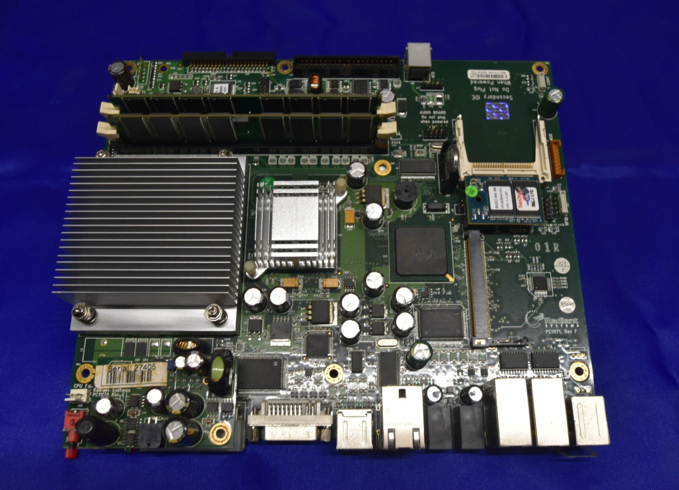 RADIANT/ALOHA P1220 MAIN BOARD - pulled from working unit