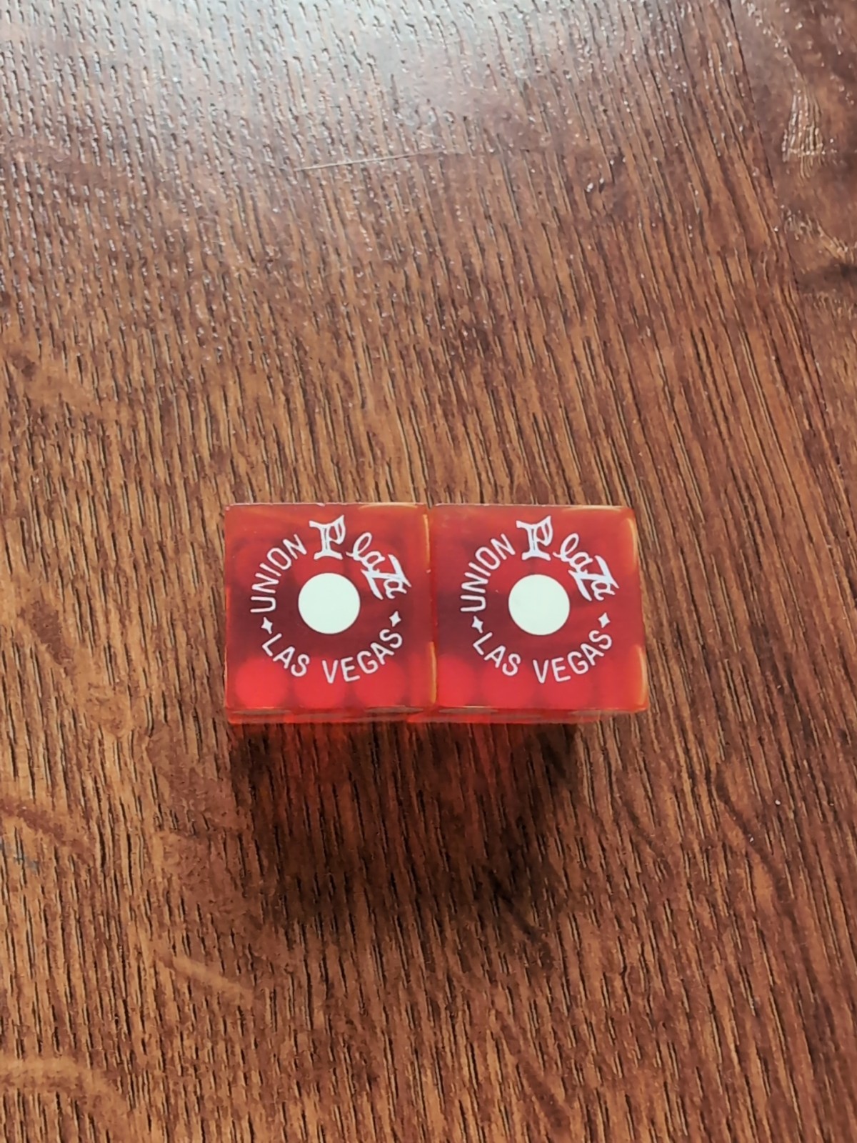 Union Plaza Las Vegas Pair Frosted Casino Dice