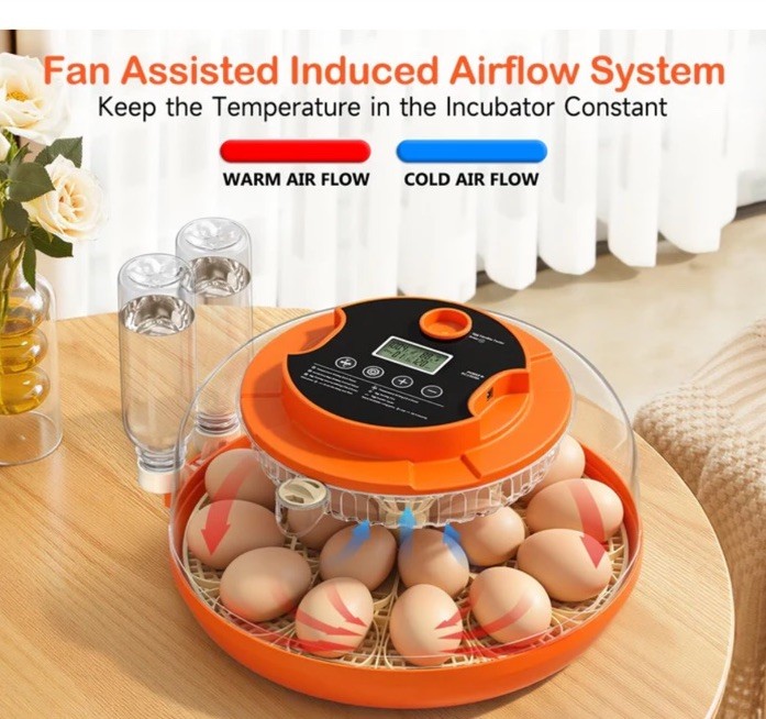 (20)18 Egg Incubators for Hatching Eggs, Automatic Egg Turning and Humidity Cnt