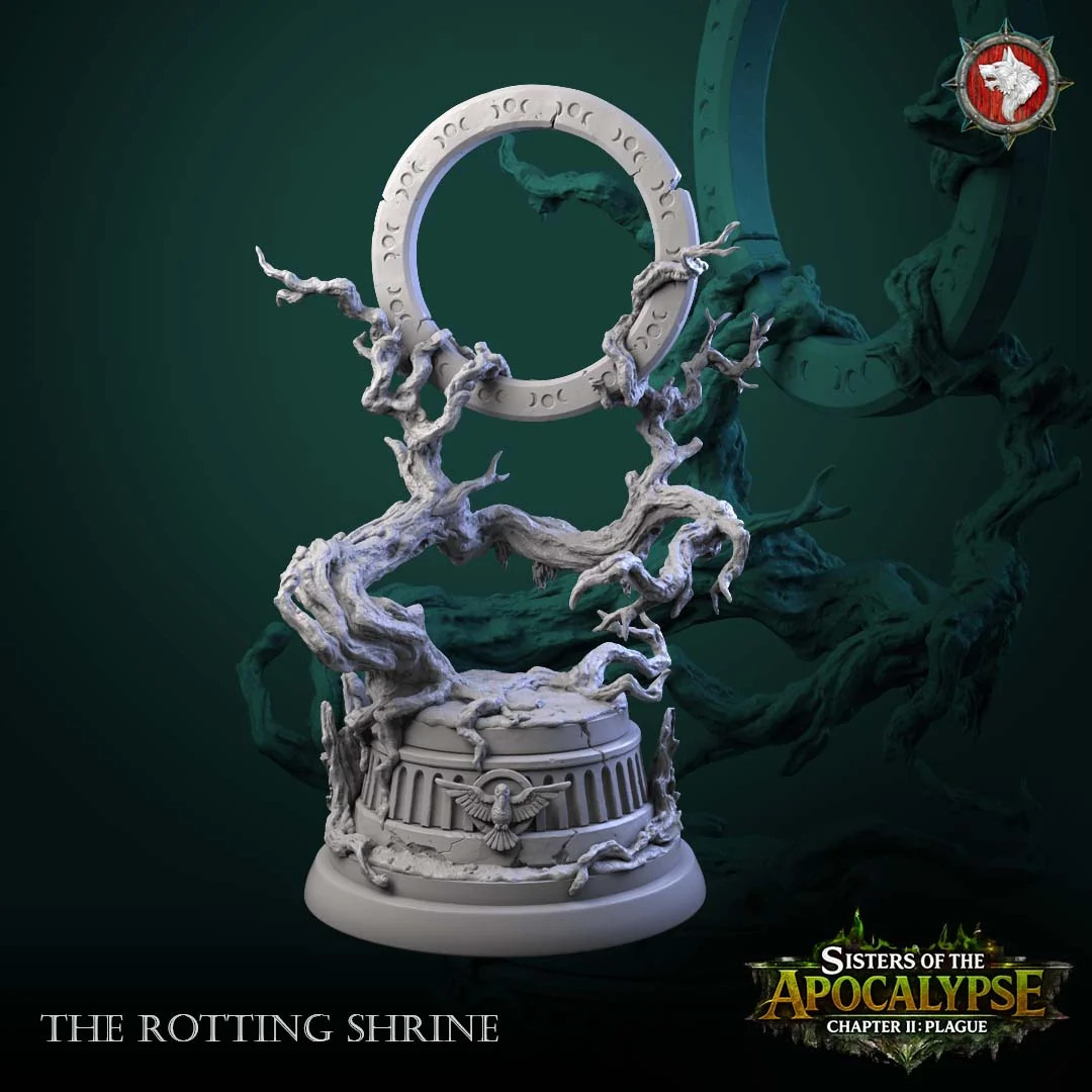 The Rotting Shrine - Resin Tabletop Miniature