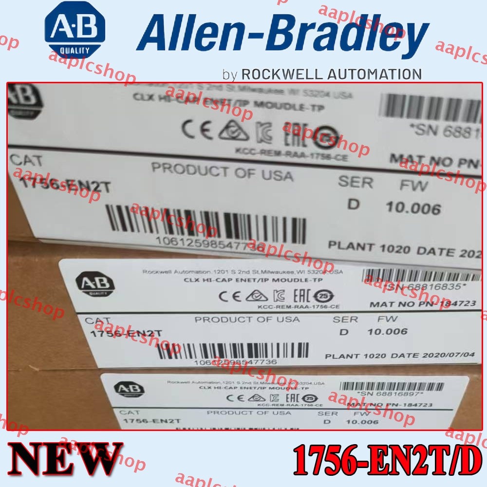 1756-EN2T/D New Sealed PLC-AB HI-CAP ENET/IP MODULE 1756EN2T