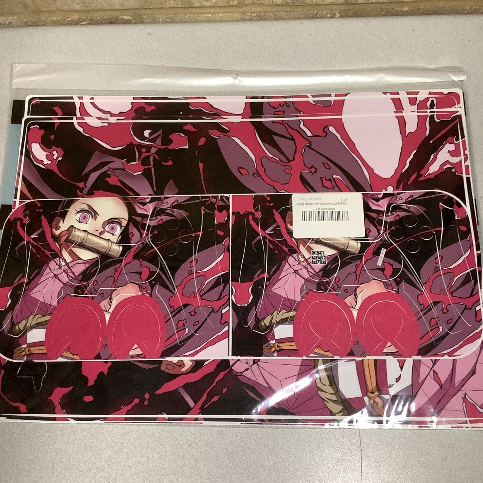PS5 Demon Slayer Wrap Skin Mmpotop Full Controller Set