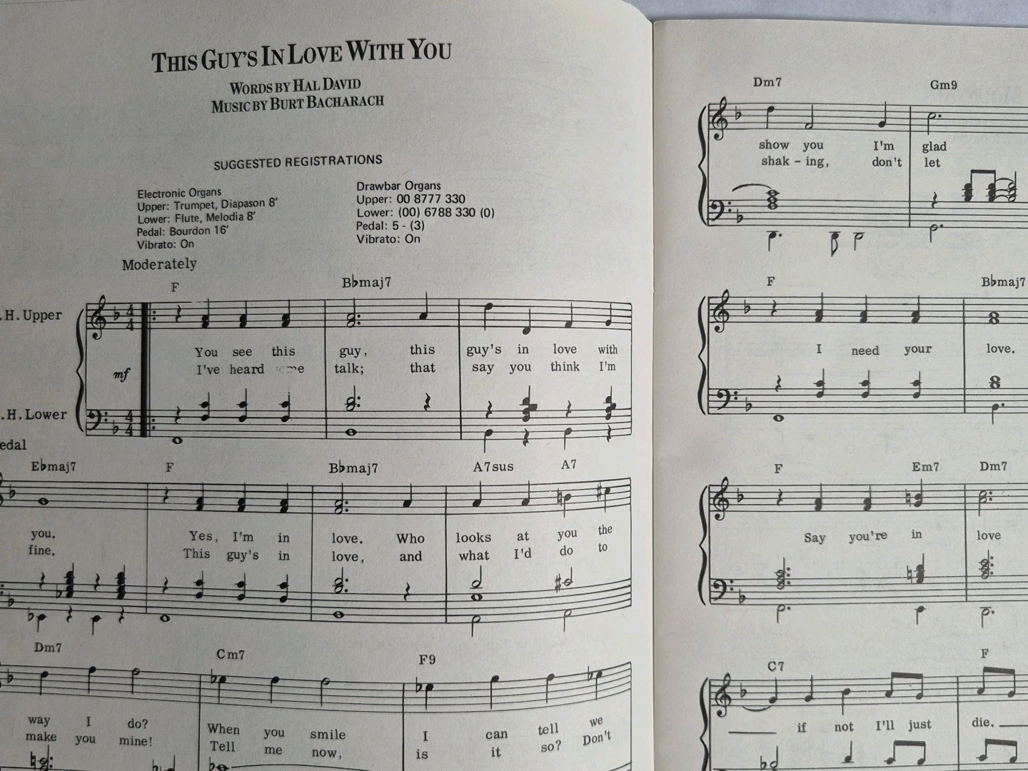 SENTIMENTAL SONGS ORGAN VOLUME FIVE - SHEET MUSIC BOOK