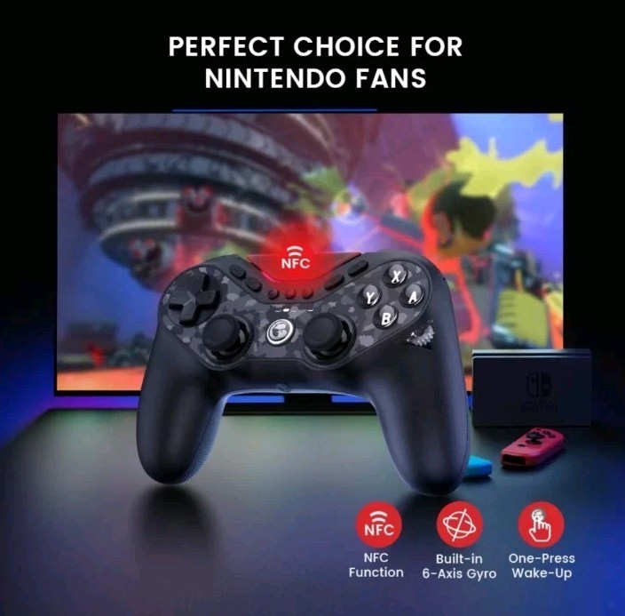 Gamesir Tarantula Pro Switch Controller Hall Effect Gamepad with 9 Mappable Butt
