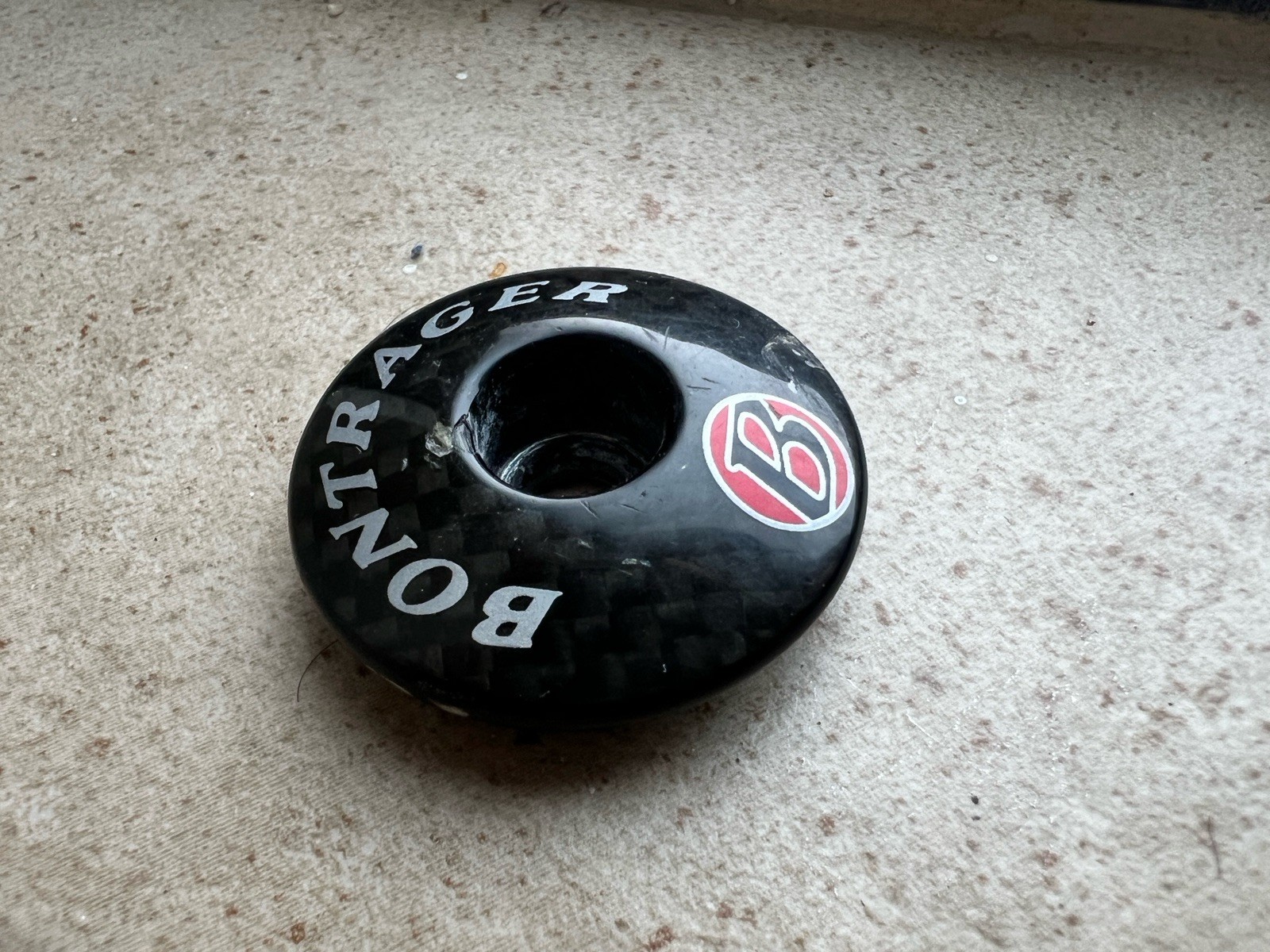 Bontrager 1 1/8 Threadless Top Cap Carbon Wrapped Aluminum