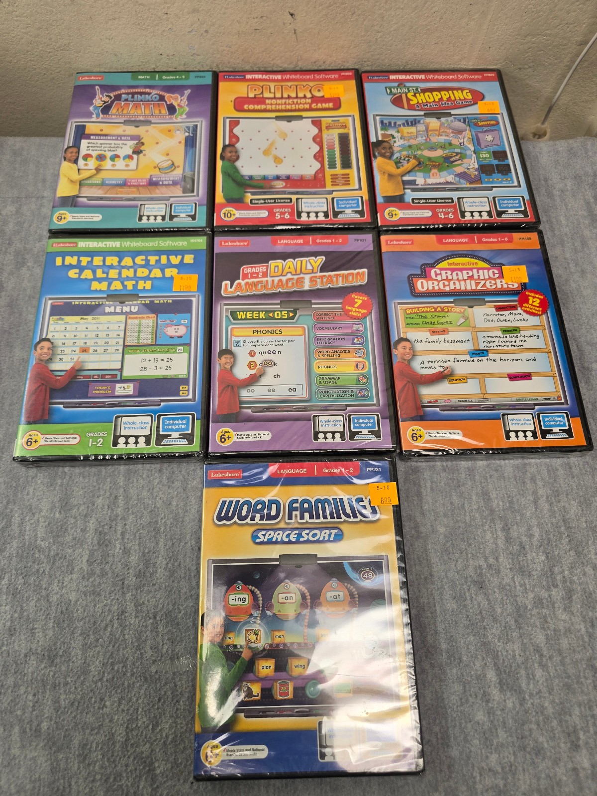 Lakeshore PC Learning Games ● Lot of 7