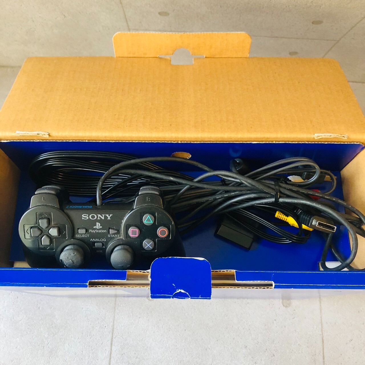 Sony PlayStation2 PS2 black SCPH-30000 Console controller Cable Memory NTSC-J