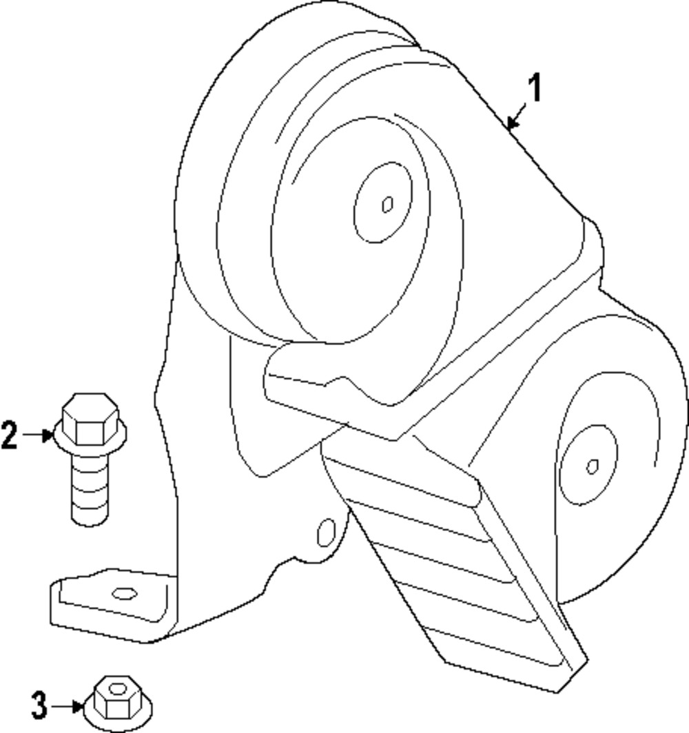 Genuine GM Horn 85741468