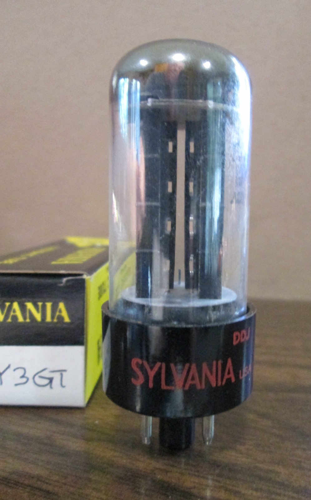 NEW SYLVANIA 5Y3GT HiFi Ham Radio Amp Vacuum Tube IOB