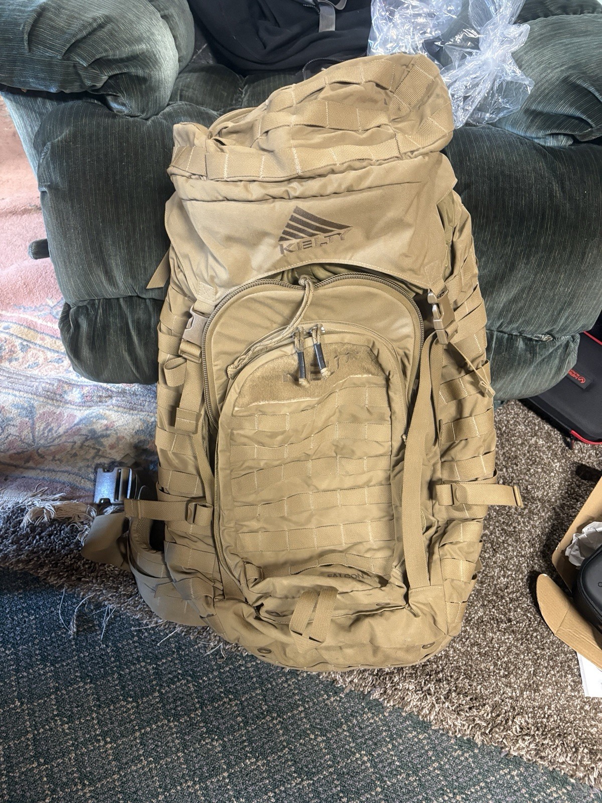 Kelty Falcon 4000 Tactical Backpack Coyote Brown Rucksack with MOLLE SOF ISSUE