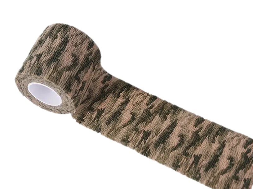 Grass Camouflage Adhesive-free Wrap Tape 2 in x 15 ft (1 Wrap) by YOYZA
