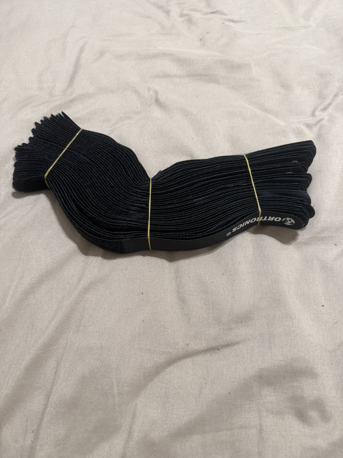 Lot of 35 Ortronics 12” Cable Management Hook & Loop Straps Strips
