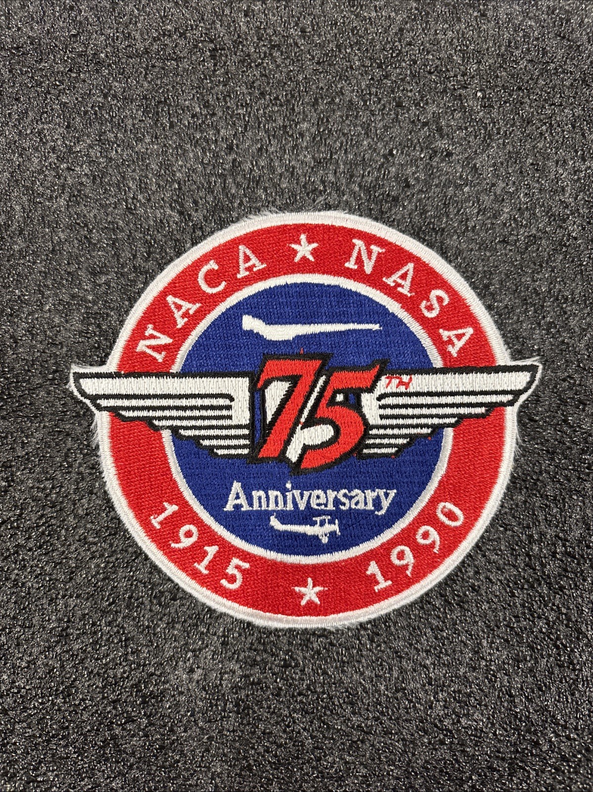 NACA NASA 75th Anniversary (1915–1990) patch
