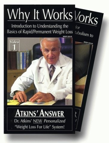 Dr. Atkins' New Personalized Weight Loss For Life System - Atk - VHS - Very Good