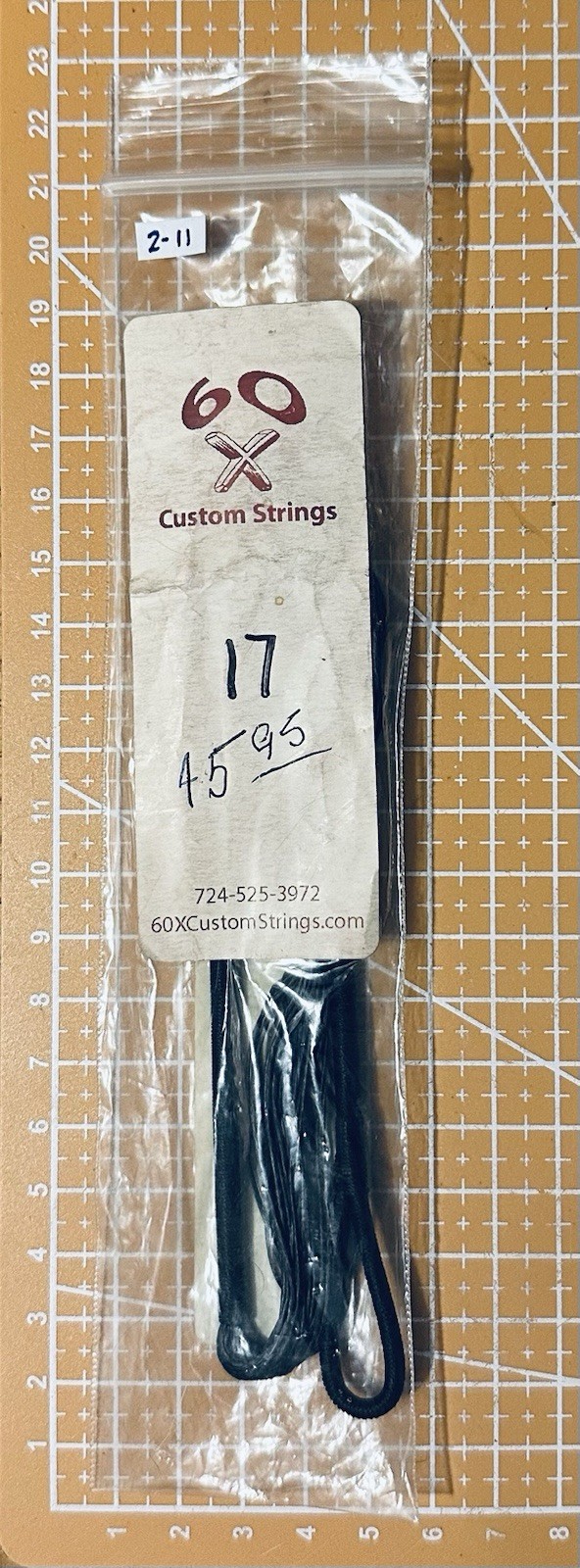 17” (inch) Crossbow String by 60X Custom Strings   • NOS• Horton Tacoma Trac 150