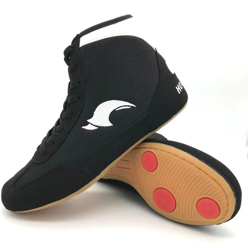 Botas De Boxeo Hombre Zapatos Equipo Combate Zapatillas Deporte Equipo Gimnasio