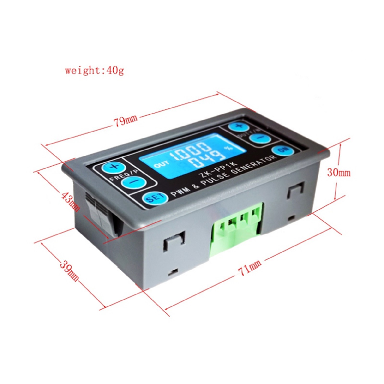 Adjustable PWM Signal Generator Module Pulse Frequency Duty Cycle Square Wave #8