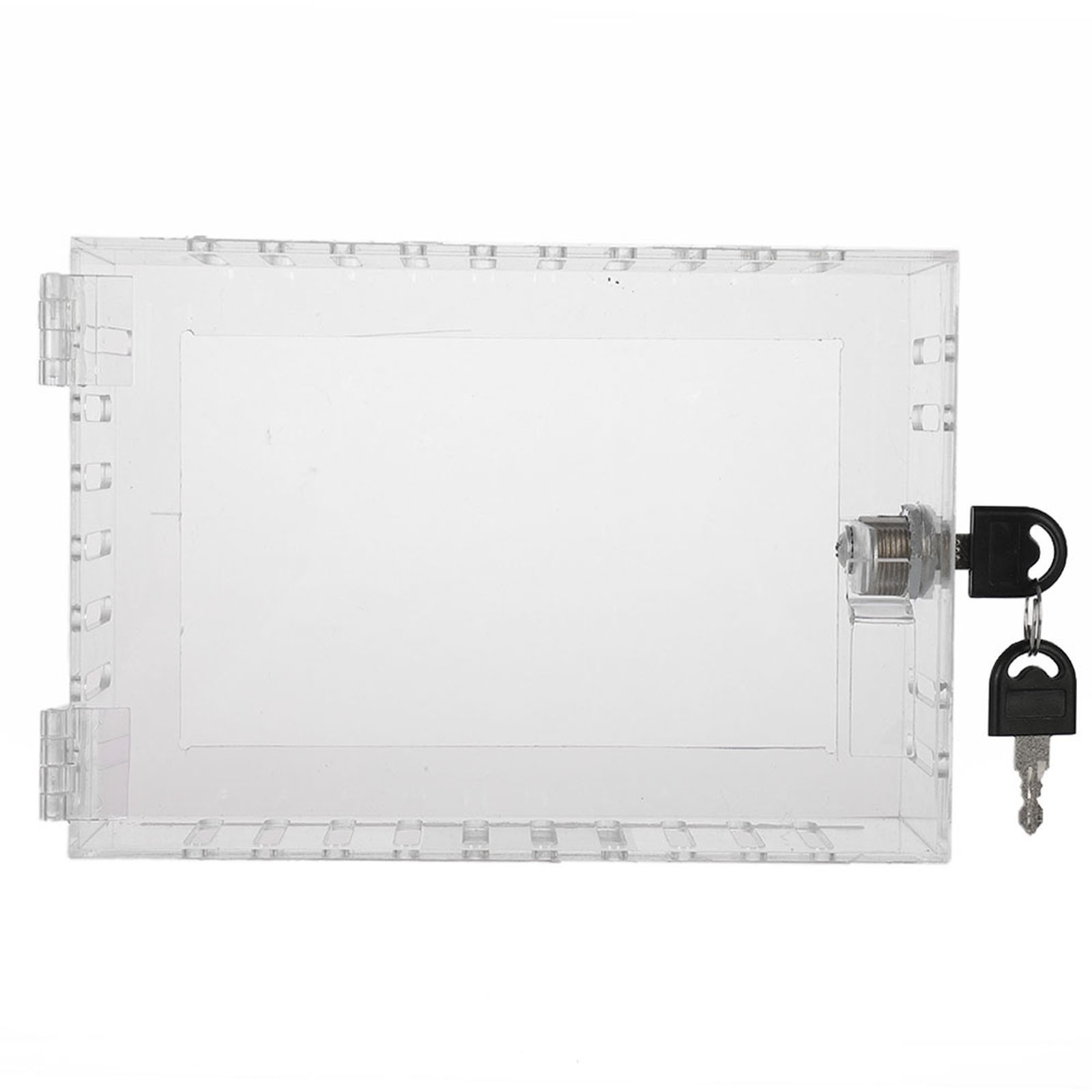 Transparent Lock Box for Thermostat with Key Clear PS Protective Cover
