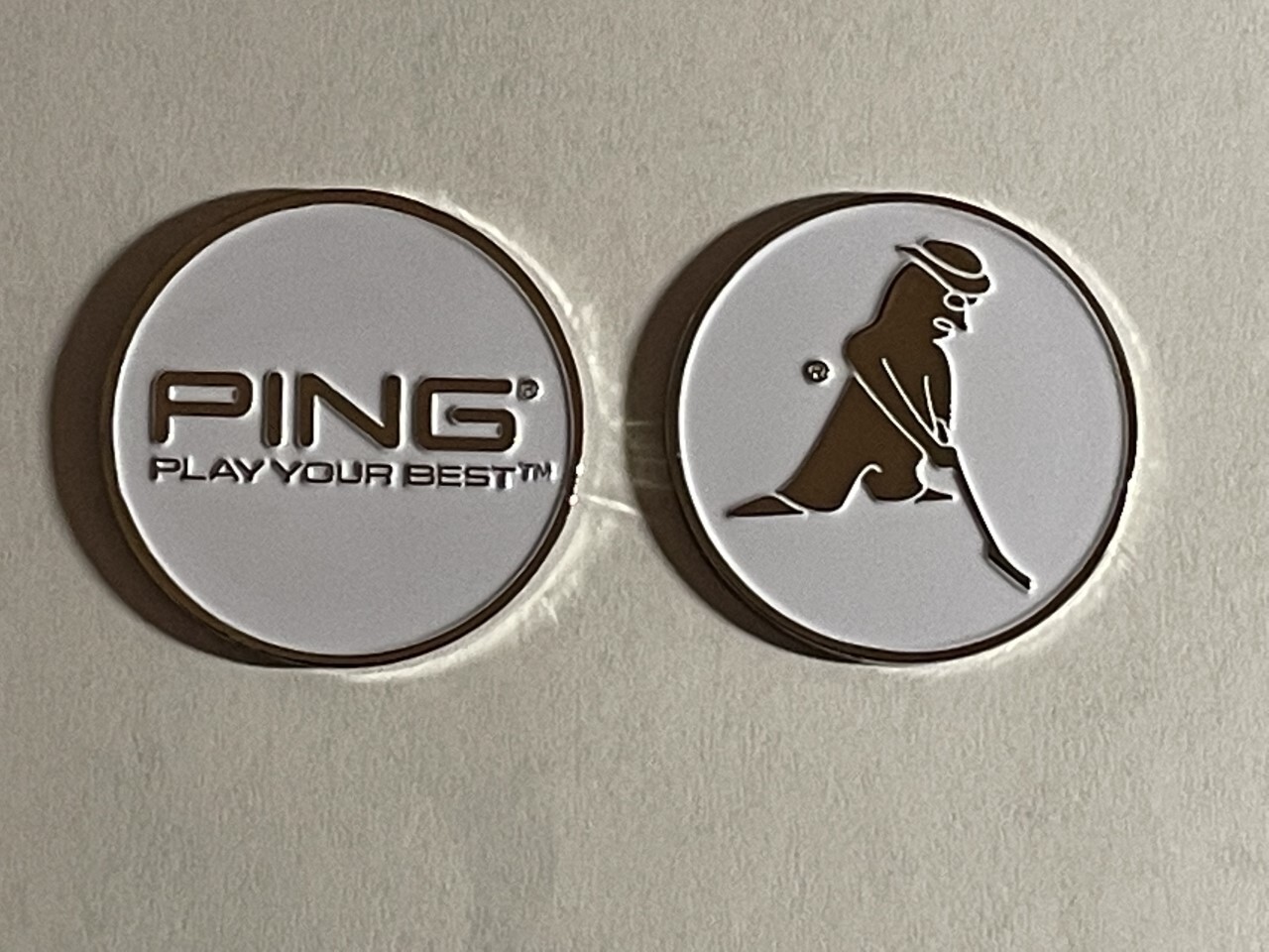 PING 'Play Your Best'  1.5" Heavyweight Double-Sided Medallion Coin Golf Marker