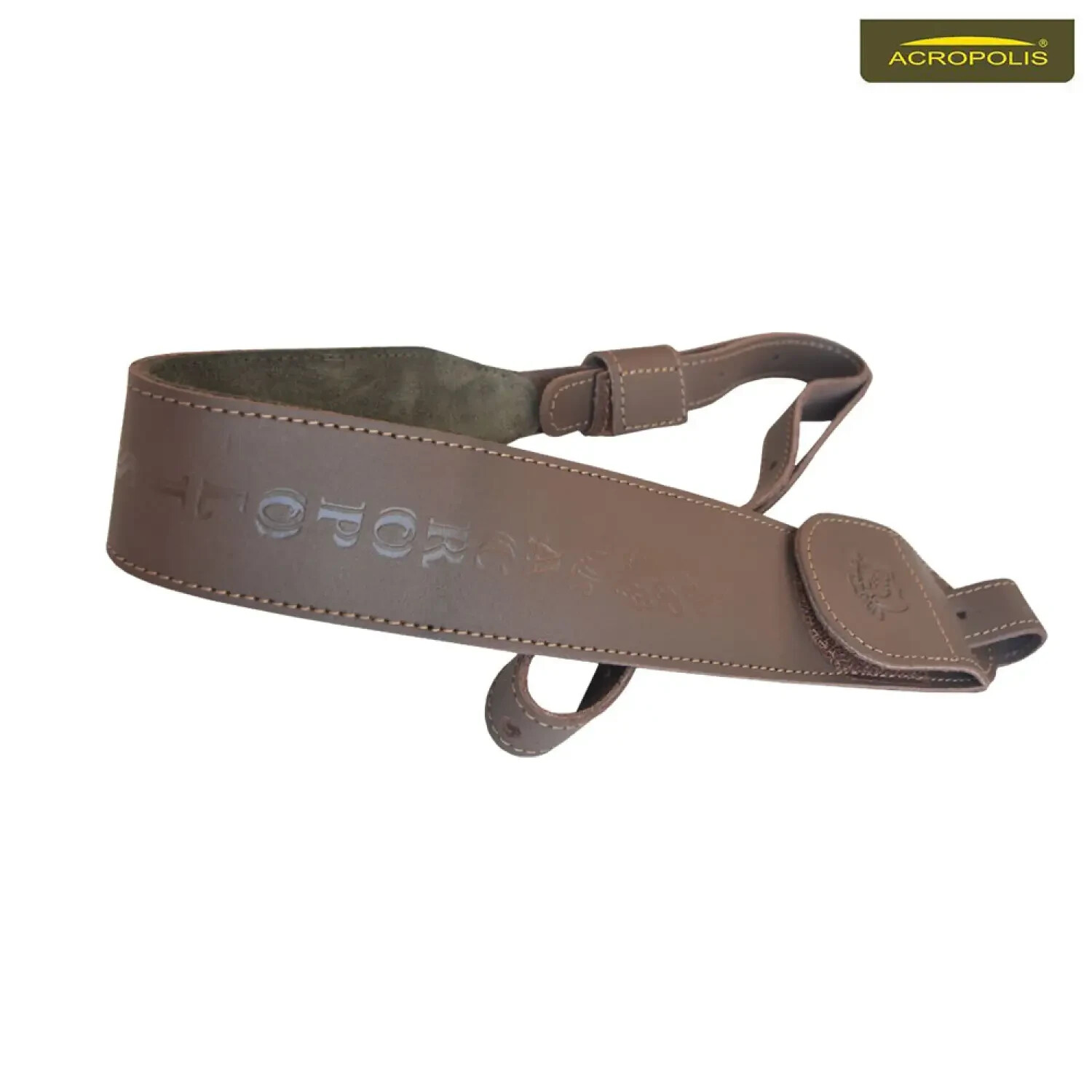 Embossed Leather Rifle Sling, Premium leather rifle sling with embossed design