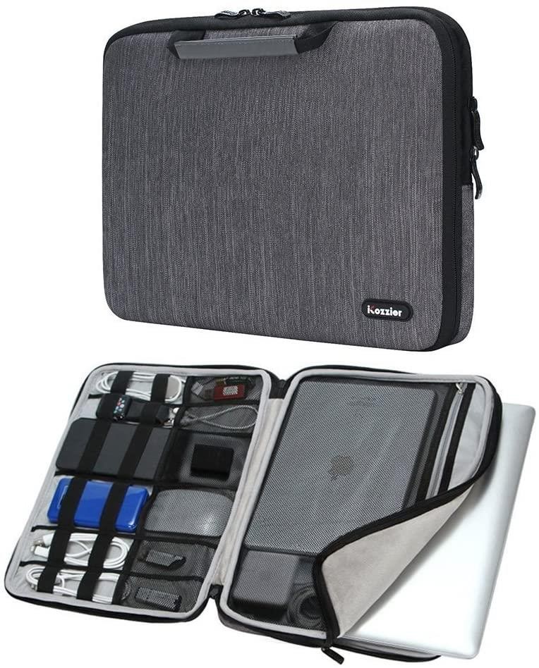 Travel Case Super Soft 13" Laptop Sleeve Carry Padded Gray FAST SHIP! AG5