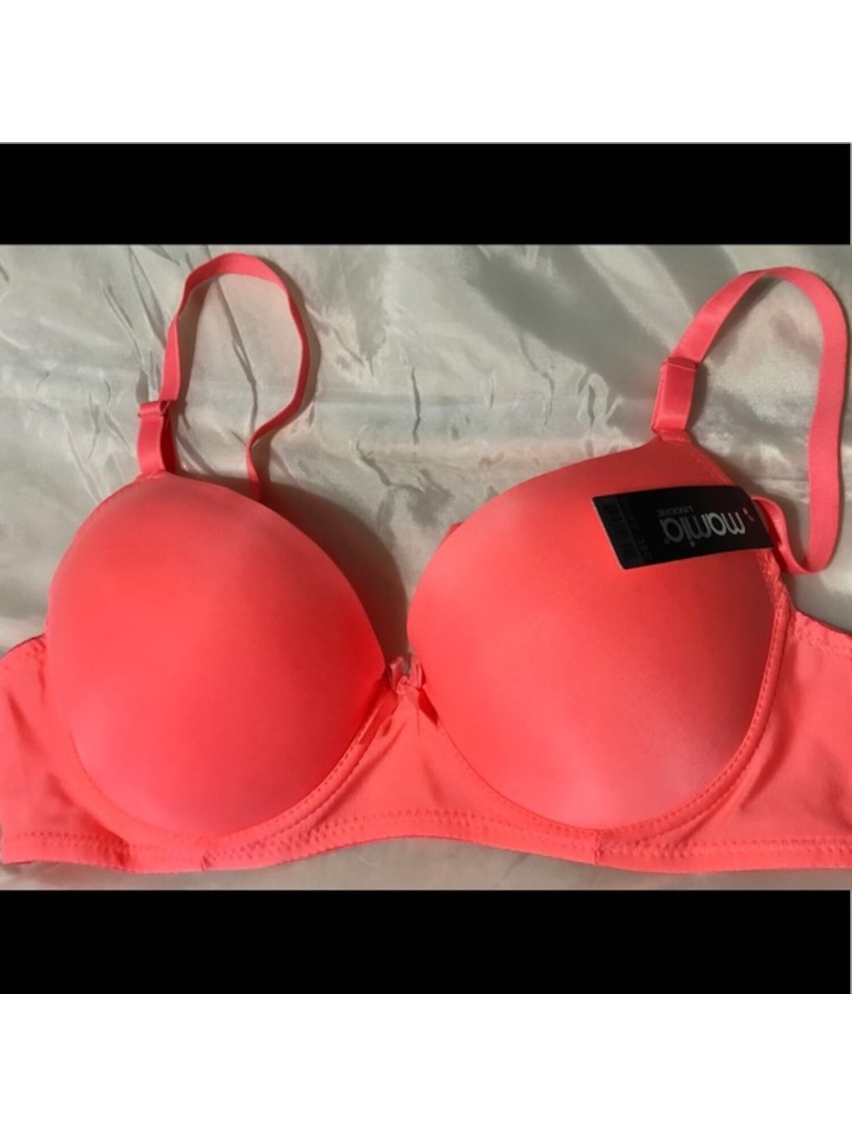 MAMIA Intimates Coral Bow Detail Full Coverage Bra 34C