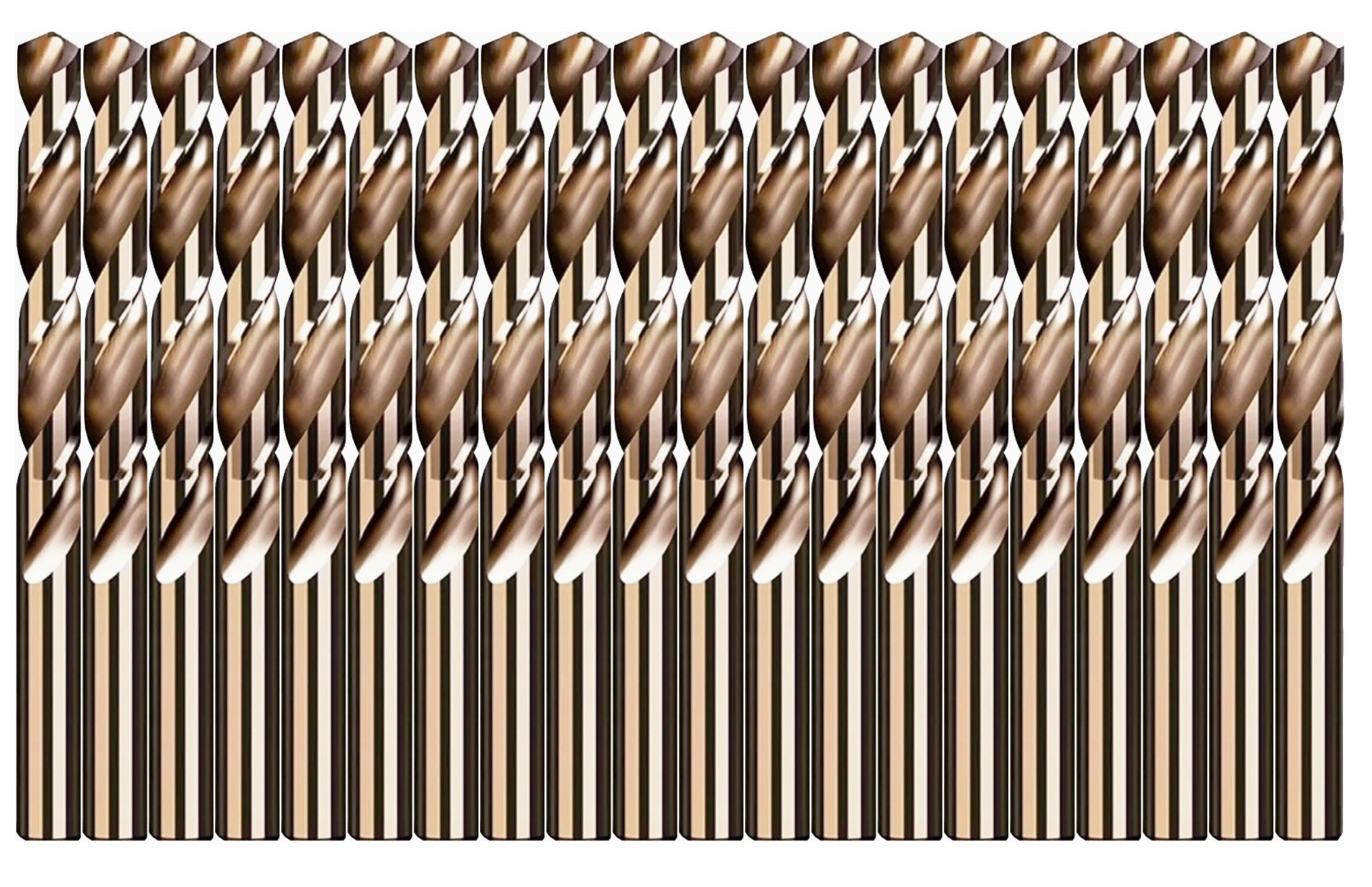 Cobalt Drill Bit 3/16" Metalworking M35 Co Twist Jobber Drill Steel Metal-20Pcs