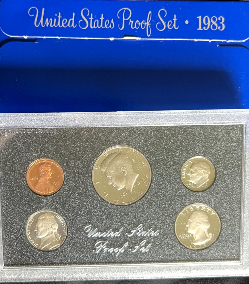 1983 & 1985 US mint proof set