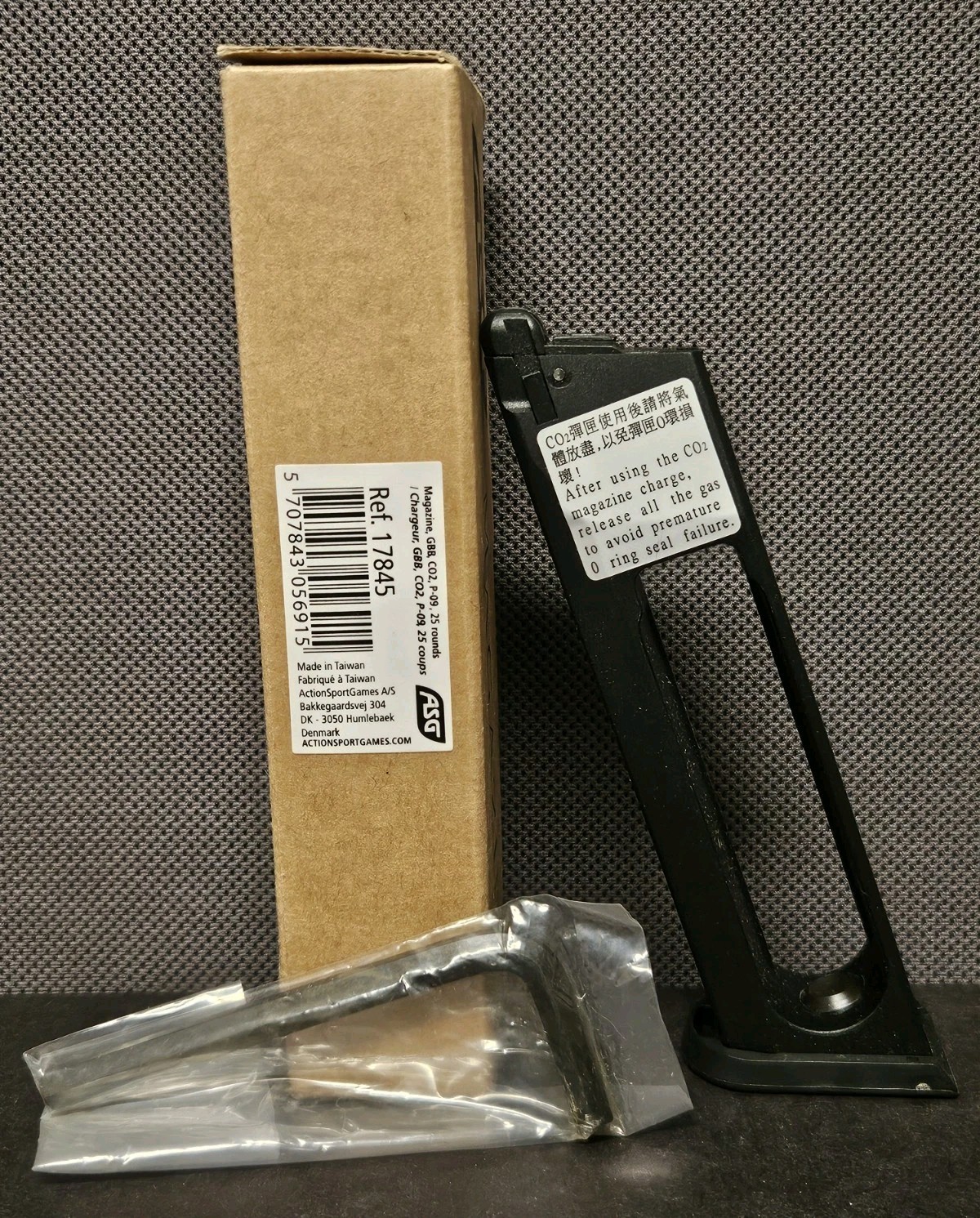 ASG CZ P-09 25 Round C02 Gas Blow Back Airsoft Magazine