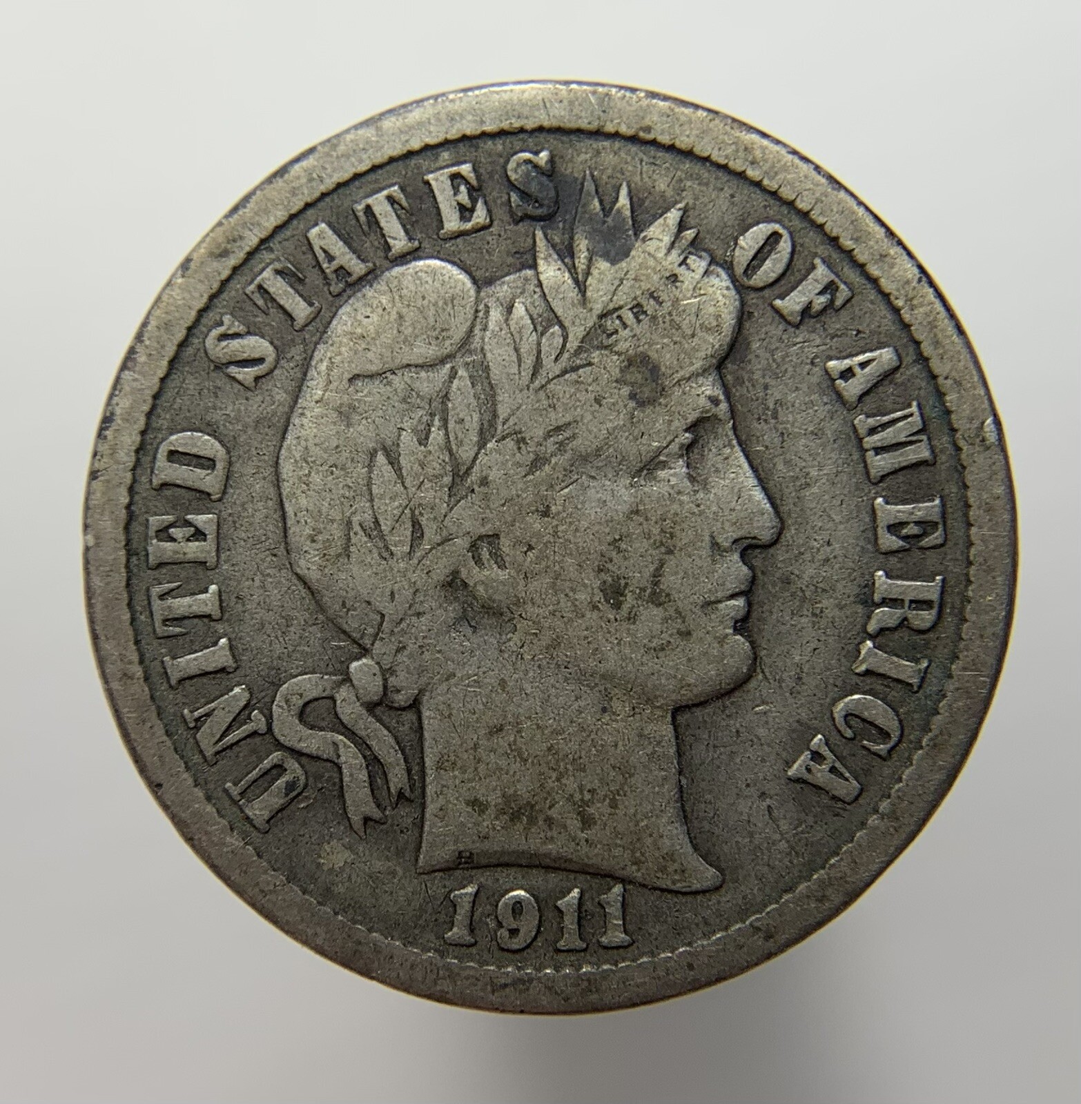 1911 Barber Dime (B1720)