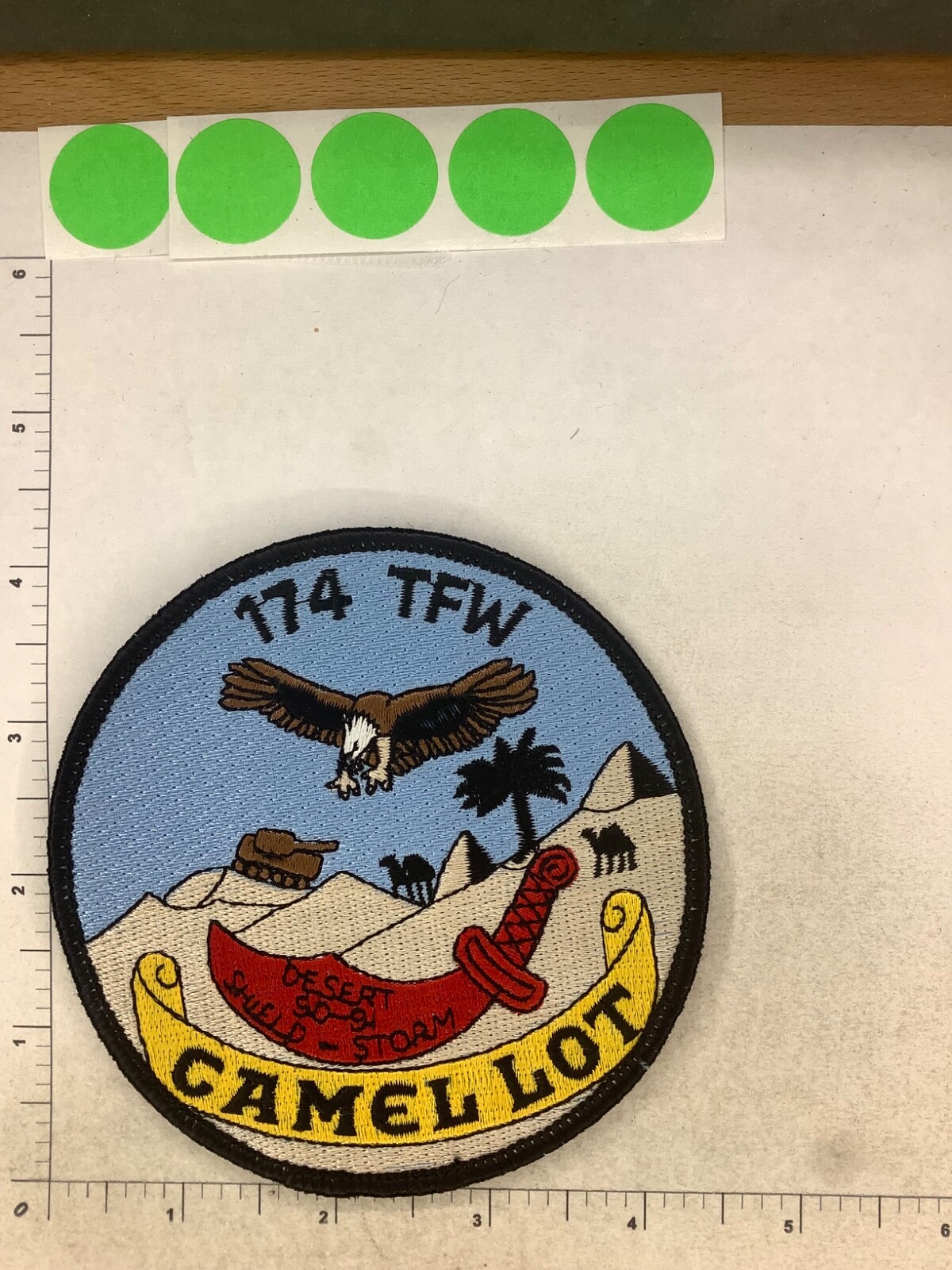 USAF  174th TAC FTR WING CAMEL LOT SQUADRON PATCH