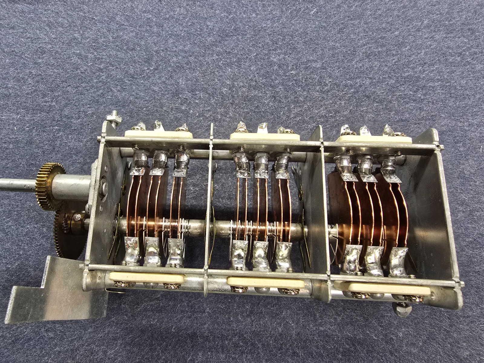 Hammarlund HQ - 180 Ham Radio Receiver Part - Band Spread Variable Capacitor