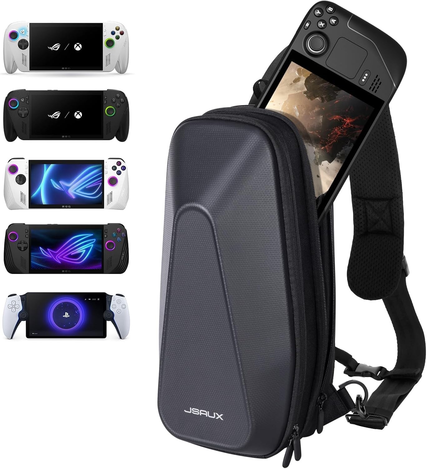 Sling Bag for Steam Deck OLED/ROG Xbox Ally X 2025/Xbox Ally/ROG Ally X, Carr...
