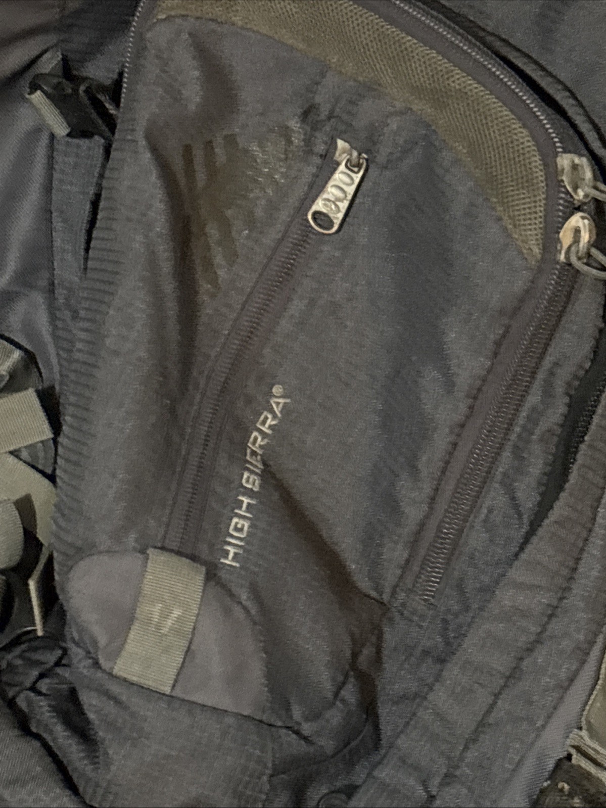 High Sierra Long Trail 90 Hiking Backpack Frame Pack Gray Orange